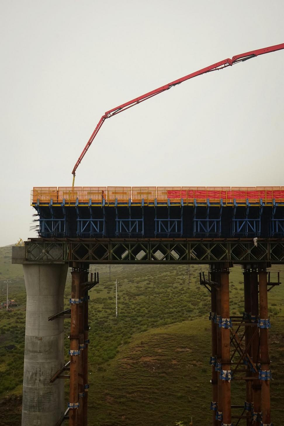 Construction in mountains
